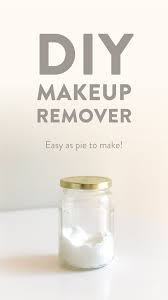 easy diy makeup remover plant based