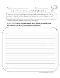 corporal punishment argumentative writing prompts worksheets corporal punishment argumentative writing prompts worksheets