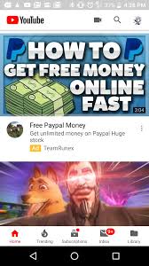 Jun 22, 2021 · the fastest way to earn free paypal money is either by signing up for apps that offer a welcome bonus like swagbucks or through cash back rewards programs like ibotta and rakuten. Found This Ad About Free Paypal Money Youtube