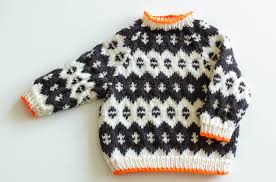 Icelandic Baby Knit Sweater By Thebirdyandthebear On Etsy