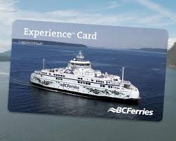 1 ferry causeway tsawwassen ferry terminal, tsawwassen, delta, british columbia v6c 0b9 canada. Bc Ferries Experience Card