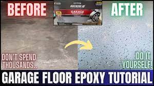 diy garage floor epoxy tutorial