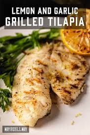 grilled tilapia with lemon and garlic