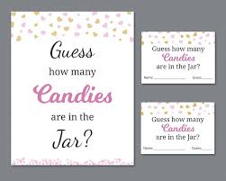 5×7″ boho floral guess how . Candy Guessing Game Girl Baby Shower Games Printable Pink Etsy Printable Baby Shower Games Candy Guessing Game Girl Baby Shower Games