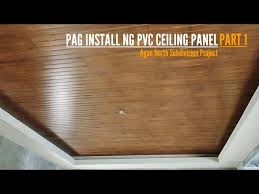 pag install ng pvc ceiling panel sa