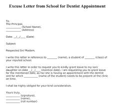 50 free excuse letter for