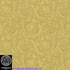 Gold / silver metallic wallpaper comes in popular designs like damask, floral, textured, modern and abstract patterns. A S Creation Versace Barocco Metallic Gold Foil Floral Swirls Wallpaper 36692 3 Uncategorised From Wallpaper Depot Uk