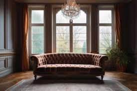Cozy Living Room With Elegant Furniture