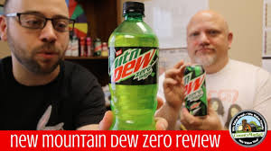 new mountain dew zero sugar review