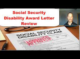 social security diity award letter