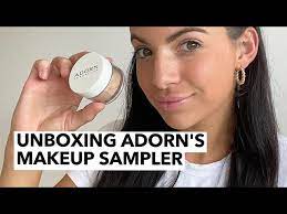 unboxing adorn s mineral makeup sler