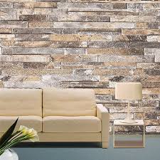 3d Wall Paper Brick Stone Pattern Vinyl