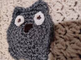 Handmade Crochet Owl Baby Car Seat