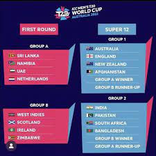 T20 World Cup 2022 Australia Group gambar png