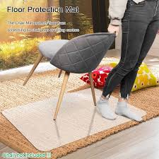 winado protective floor mat rectangular