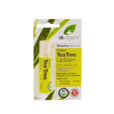 dr organic tea tree lip balm 5 7ml