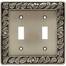 Metal Square Light Switch Plates Wall Plates The Home Depot