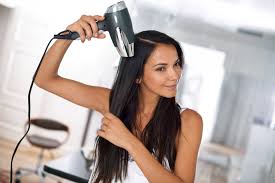 a hair dryer