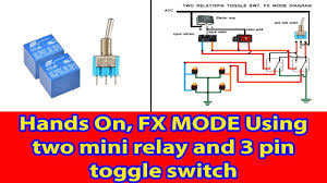 The code i have now worked but only turns the relay on while there is no internet. Hands On Fx Fix Mode Signal Light Using 2 Mini Relay And 3pin Toggle Switch Youtube