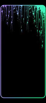 border amoled black notch wallpaper