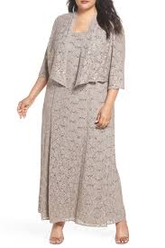 Alex Evenings Sequin Lace Gown With Jacket Plus Size Nordstrom Rack