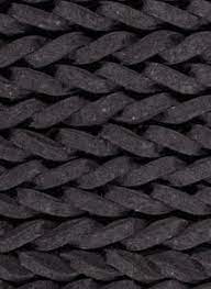 braided pile knotted felt rug