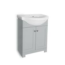For more helpful installation tips, check out our lighting and ceiling. Glacier Bay Clancey 24 Inch Vanity In Grey With White Basin The Home Depot Canada