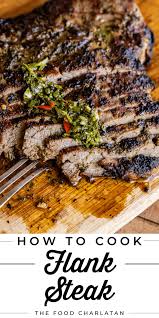 how to cook flank steak in oven the