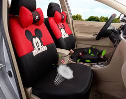 Lovely Mickey Mouse Car Seat Cover