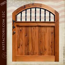 Classic Wooden Garden Gate Arched