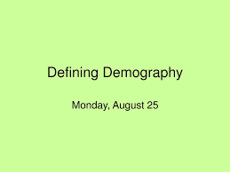 ppt defining demography powerpoint