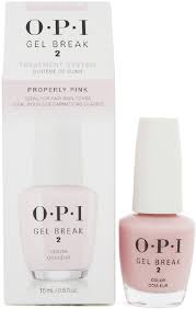 opi gel break properly pink color step