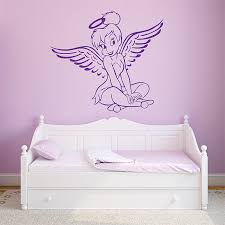 Tinker Bell Angel Pink Vinyl Wall Art Decal