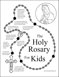 how to pray the rosary for kids
