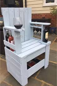 Wine Throne Out Of Wood Pallets