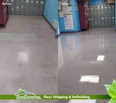 floor stripping floor refinishing