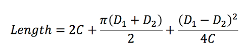 So if you know the distance between the center points of the pulleys, and their diameters, you can calculate the length of belt you need using this formula. Timing Belts And Pulleys Sizing Measurement Misumi Blog