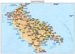 Карта Острова Закинтос (Zakynthos)