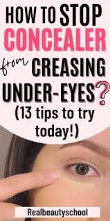 stop concealer from creasing under eyes