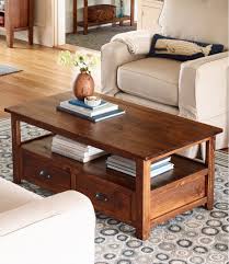 With robust construction, this rustic coffee table will last for a long time in your guest room. Rustic Wooden Coffee Table
