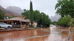 Between 1.5 to 2.5 inches of rain already fell. Deadly Flash Flood Warning Issued For Zion Hildale Escalante Kutv