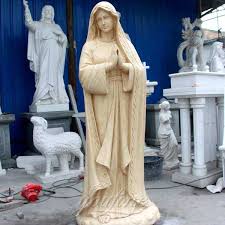 Religious Marble Statue Our Lady Of
