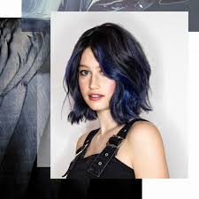 Nothing spells fun more than a pop of bold color. How To Achieve The Blue Black Hair Color Look Wella Professionals