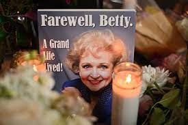 Betty White was not afraid of death ...