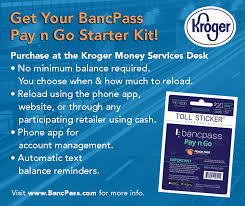 This means you can manage your money. Peach Pass Bancpass Pay N Go Is Now Available At Kroger Facebook