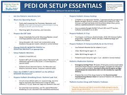 Pediatric Or Setup Pediatric Anesthesia Digital Handbook