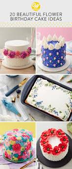 20 beautiful flower birthday cake ideas