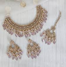 wedding necklace jewellery set