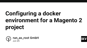 docker environment for a magento 2