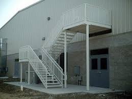 Create an inviting entry point to your deck, patio, or door with a new set of wooden stairs. Prefabricated Stairs Prefab Stair Systems Prefab Metal Stairs Panel Built